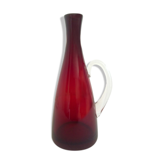 Blown glass carafe vintage design