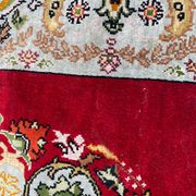 Tapis vintage turc en soie fait main 74x146 cm