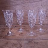 4 Enghien champagne coupes from the 1960s