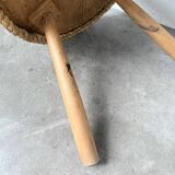 Paire de tabourets et table basse