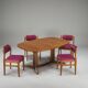Mid-Century Teak Dining Chairs by Johannes Andersen for Uldum, Set of 4