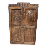 Ancien cabinet Art déco en teck birman
