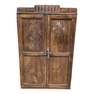Ancien cabinet Art déco en teck birman