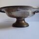 Silver metal pedestal cup Style Louis XVI