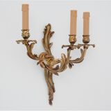 Pair of wall lamps, France, around 1900.