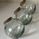 Set of 3 vintage glass candy jars from the 60s and 70s