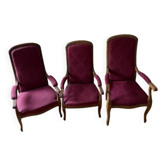Voltaire armchairs