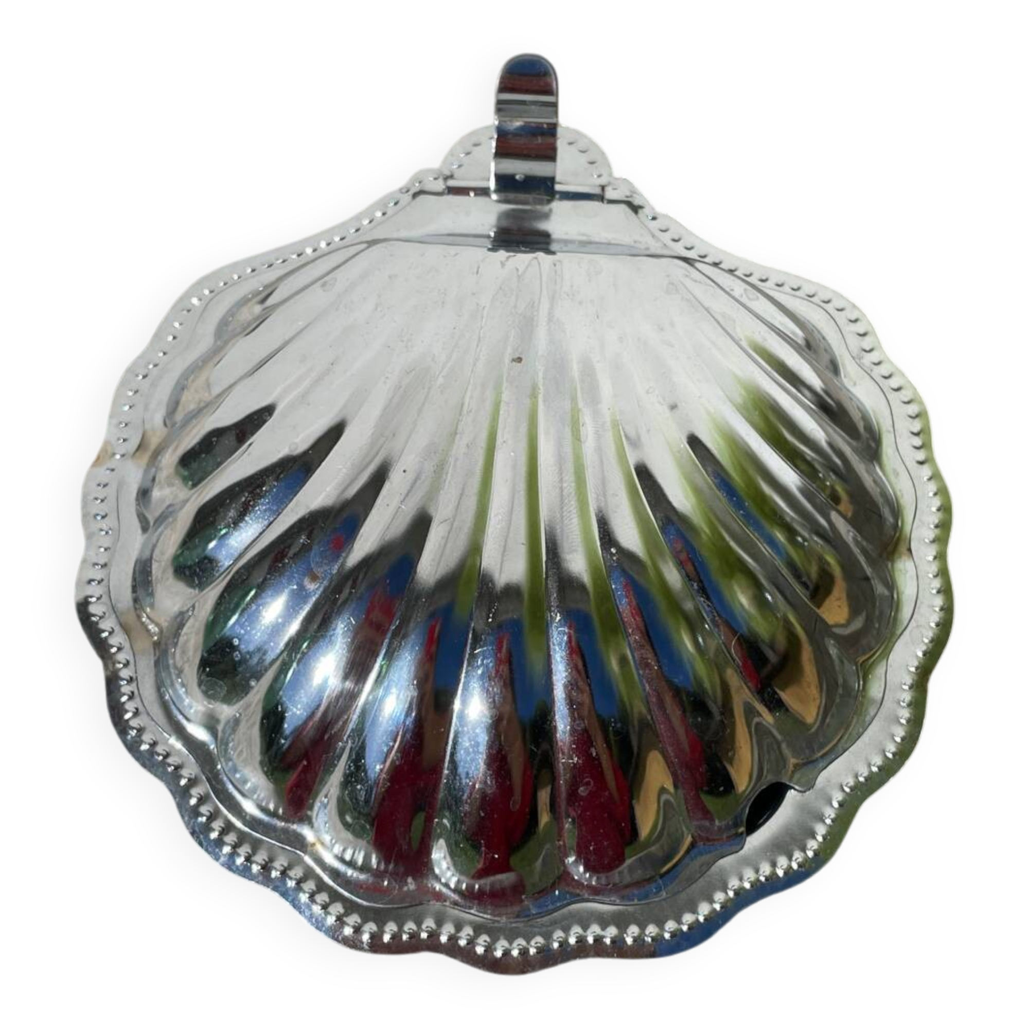 Metal butter dish shell
