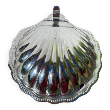 Metal butter dish shell