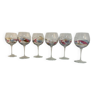Verres Crystal of Paris Galliera Model