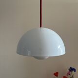 Vintage Louis Poulsen Flowerpot Lamp - Verner Panton - VP1 - Enamel