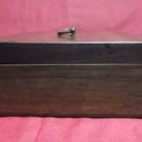 Old wooden cabinet with storage compartments