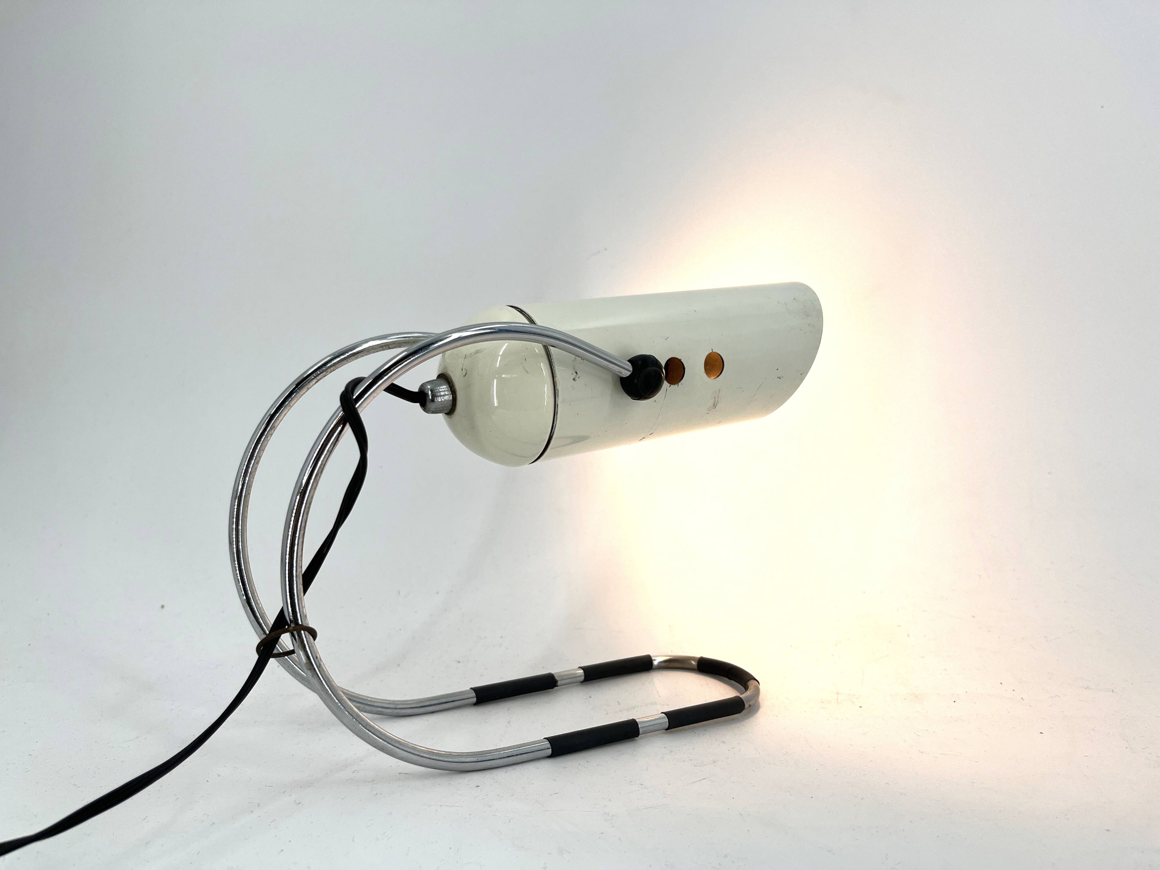 Vintage table lamp by Angelo Lelli for Lightolier, 1970s