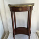 Antique bouillotte table Louis XVI
