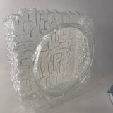 Molded glass ceiling light, 1970