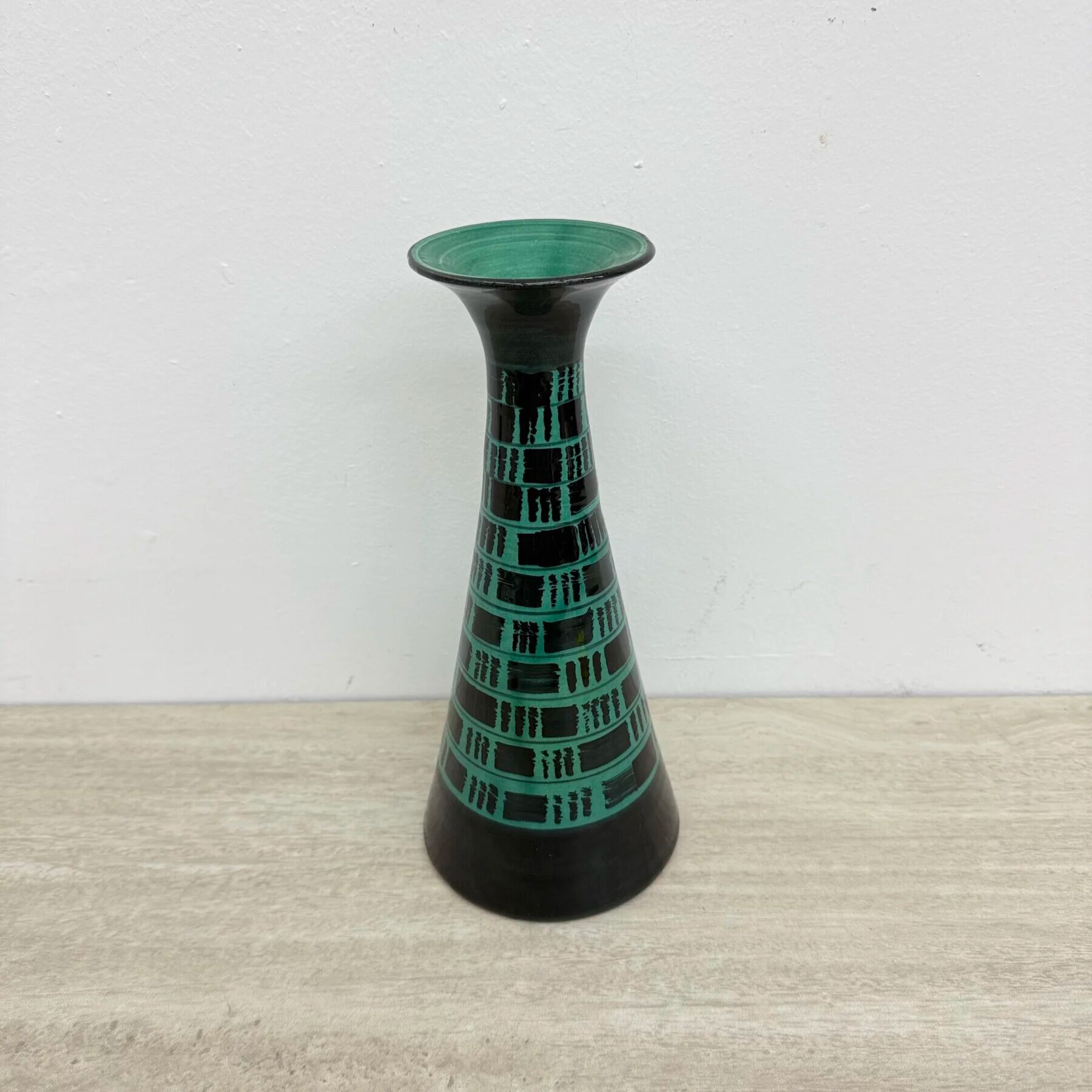 Italian ceramic vase from Bitossi, 1970s
