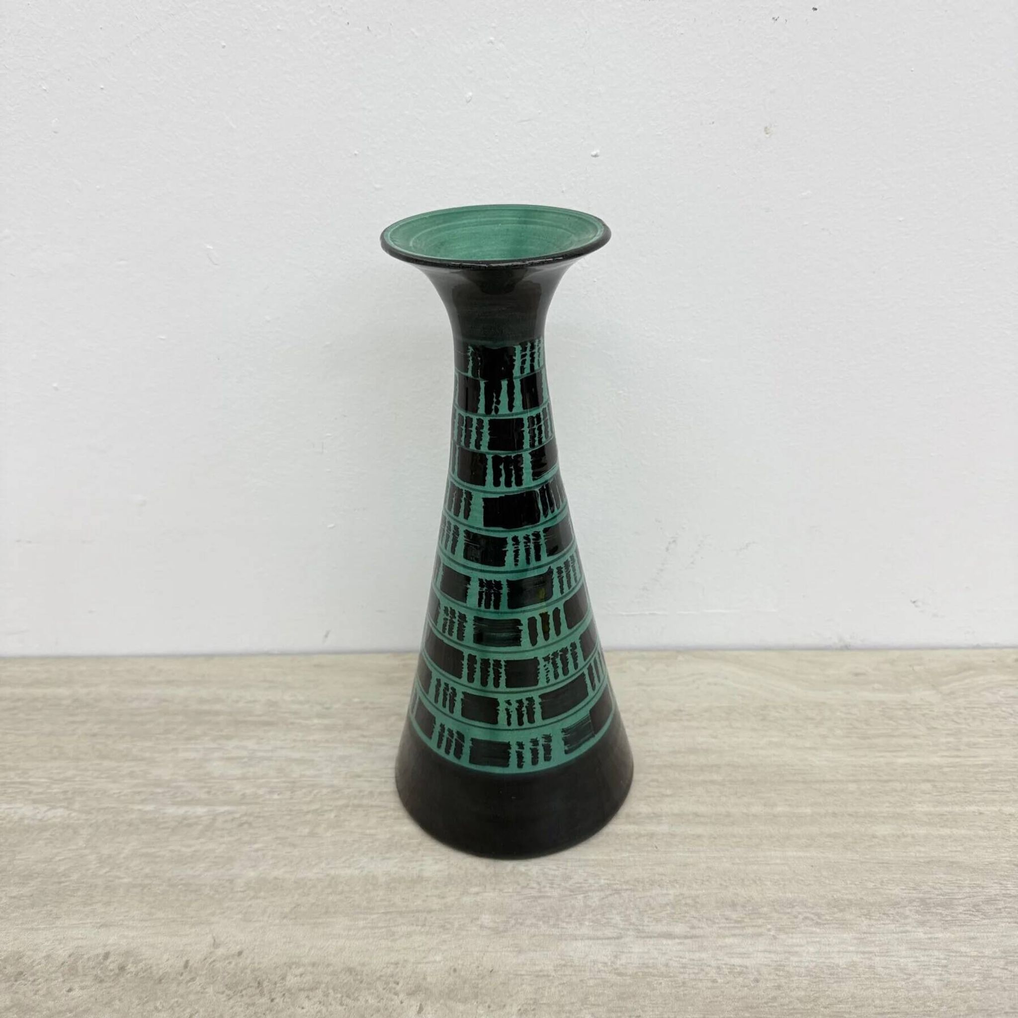 Italian ceramic vase from Bitossi, 1970s