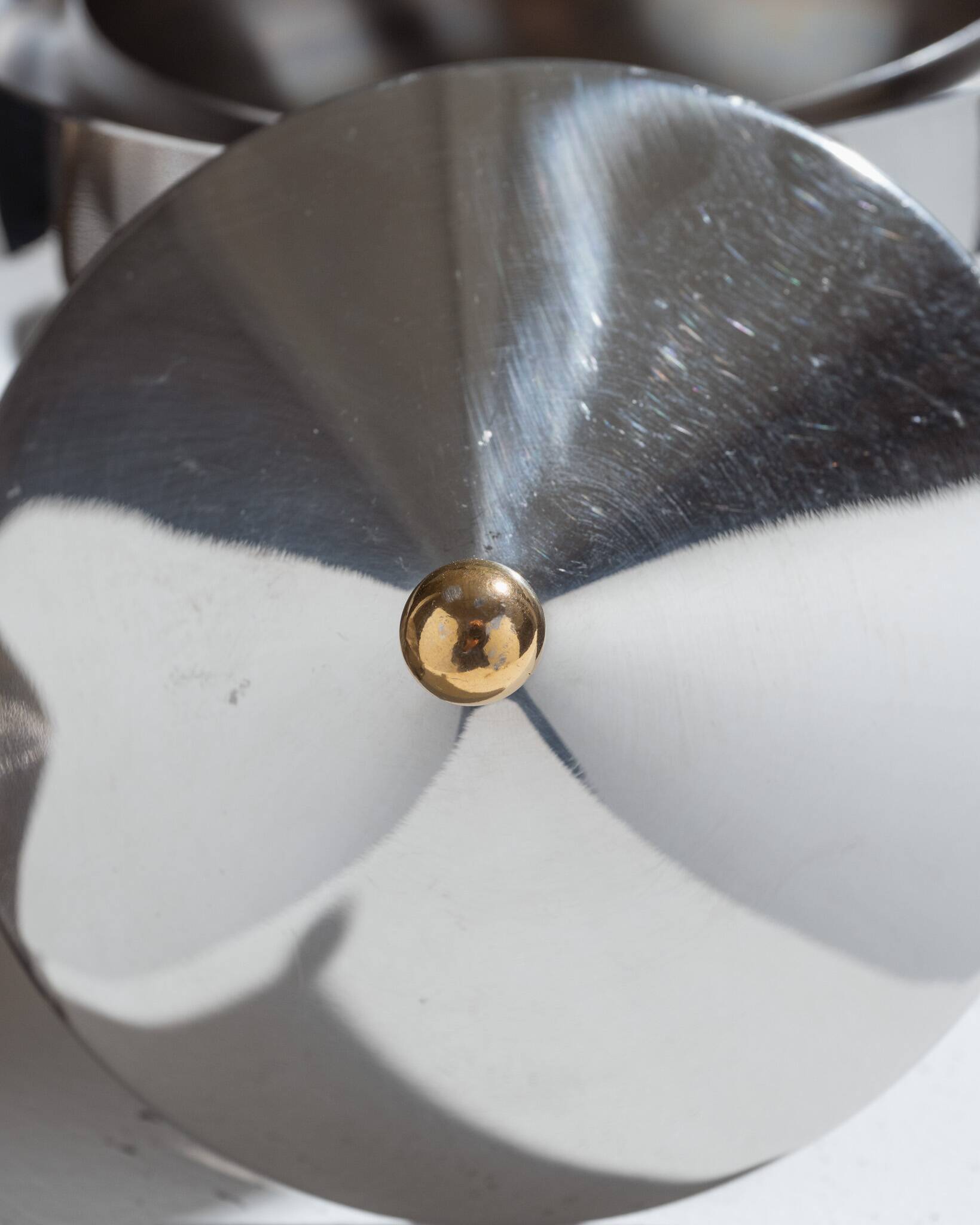 Bodum metal teapot, carsten jorgensen, 1980s