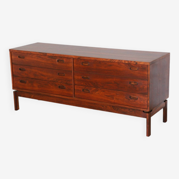 Rosewood 6-drawer chest of drawers - N°2