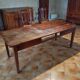 Table de ferme dite "de couvent" en bois fruitier (cerisier ou merisier)