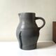 Large ceramic stoneware jug in grey glazed – handcrafted in France around 1970.