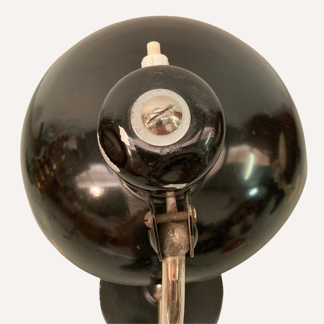 Bauhaus desk lamp by Christian Dell for Koranda, Vienna Austria.