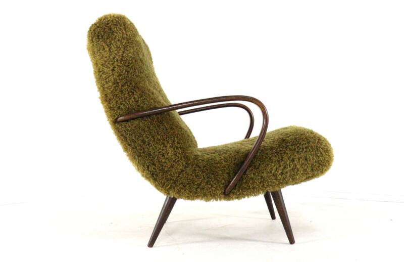 Doodly armchair - mid century modern - one off a kind upholstery