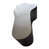 Table Basse Organique "Galet" – Finition Acier Brossé