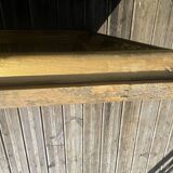 Beveled gold mirror