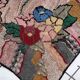 Handmade american hooked antique rug 100cm x 174cm 1880s