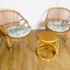 Restored garden furniture