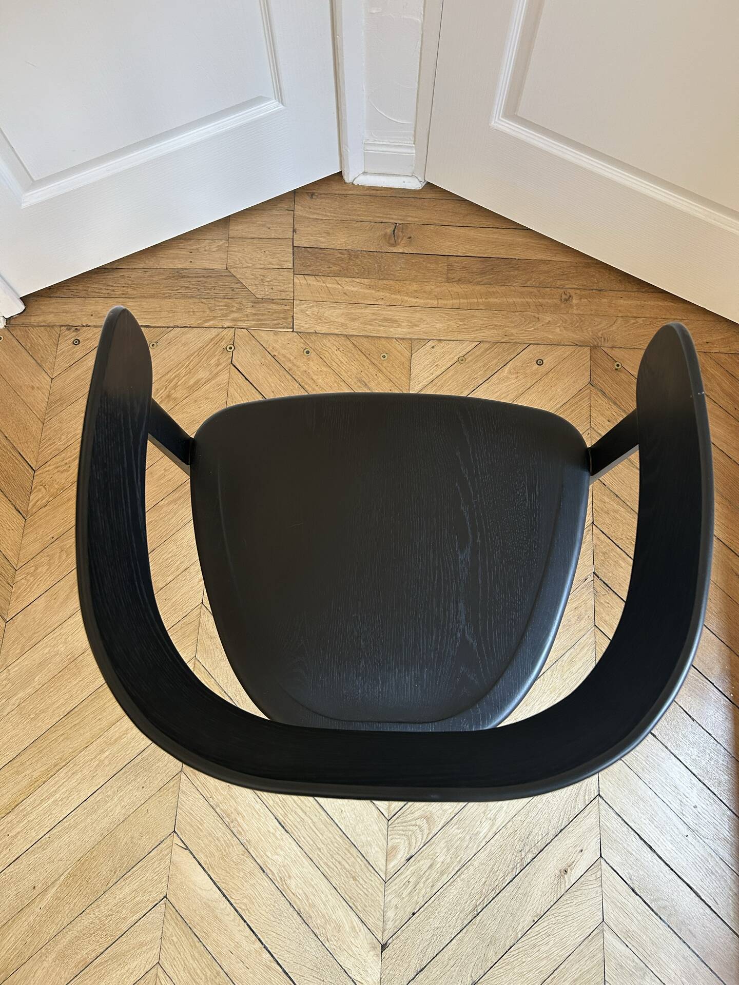 Fauteuil de table marais Emmanuel Gallina x AM.PM – chêne noir