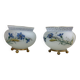 Two opaline glass cups