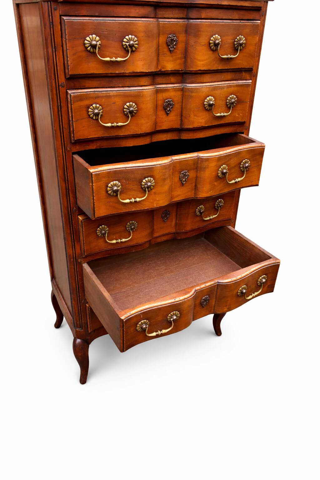 Louis XV Bow-Shape Chest of Drawers
