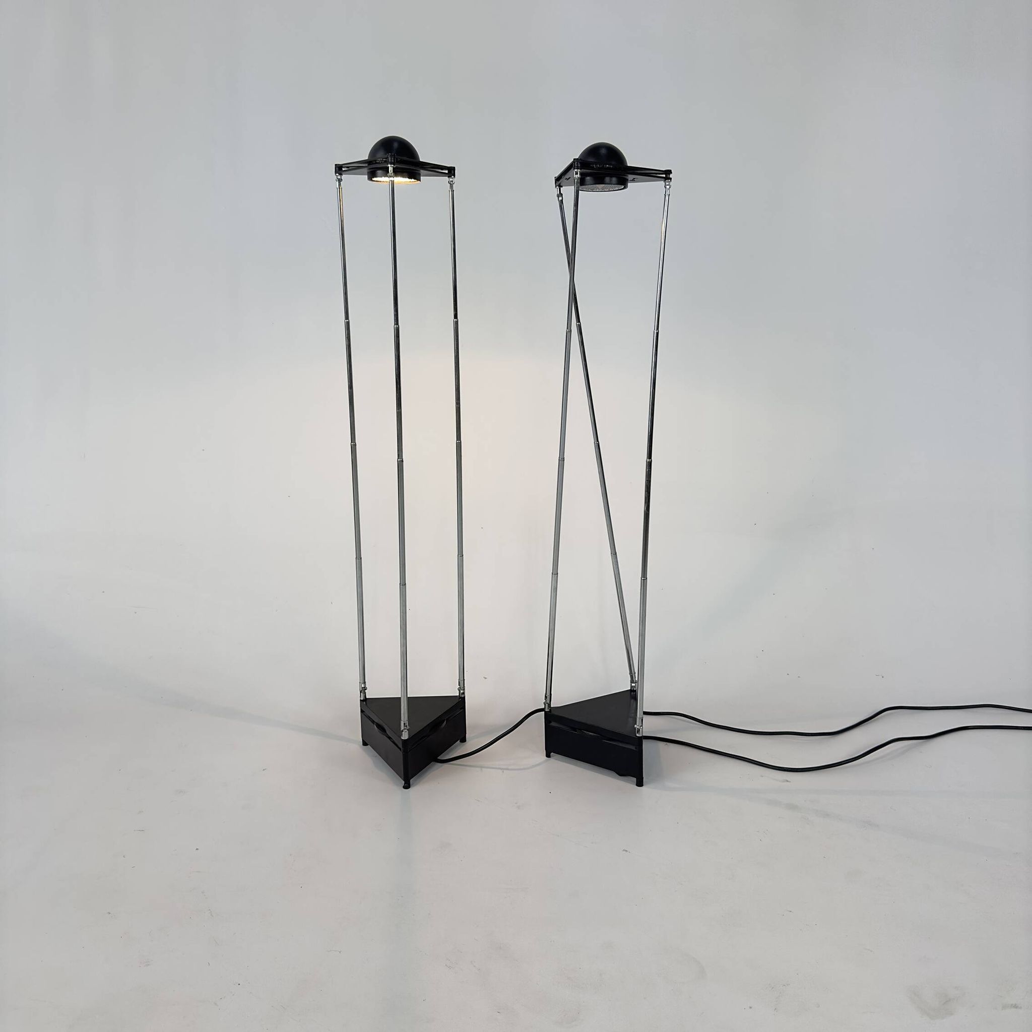 Set of 2 Kandido Lamps by F.A. Porsche for Luci Italy, 1980s