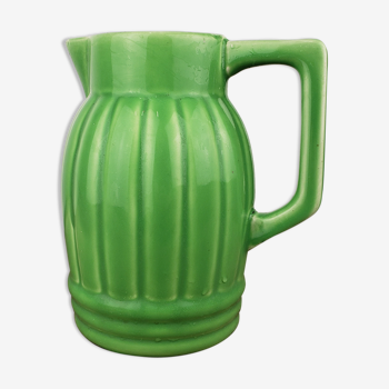 Old green pitcher