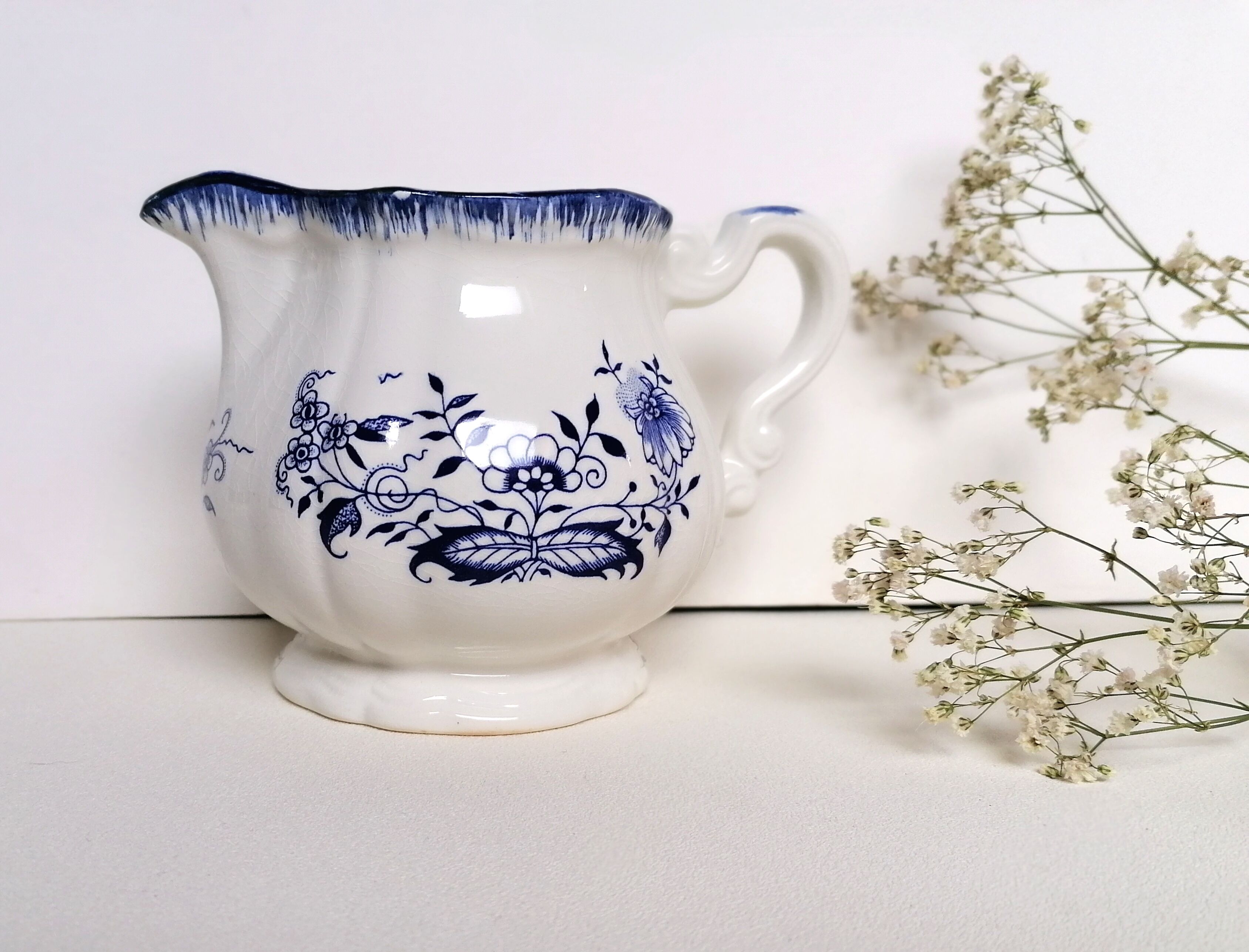 Sarreguemines milk jug