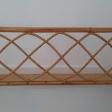 Vintage rattan floor