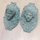 Bronze billiard knockers and corners
