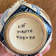 Small earthenware jug from Faenza, hand-painted Ca Pirota.
