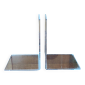 Plexiglas designer bookends