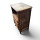 Small side table in carved oak in Louis XV style.