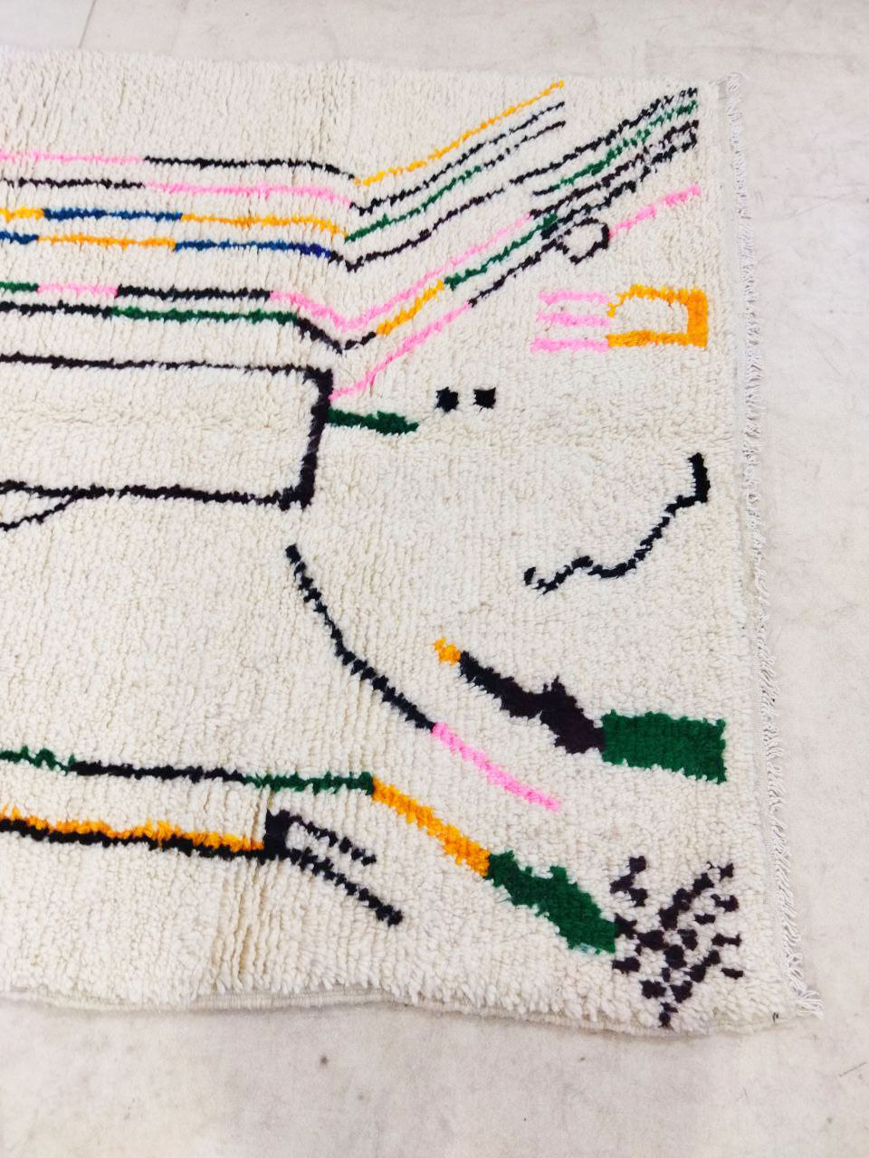 Moroccan Berbere Carpet 247x150cm