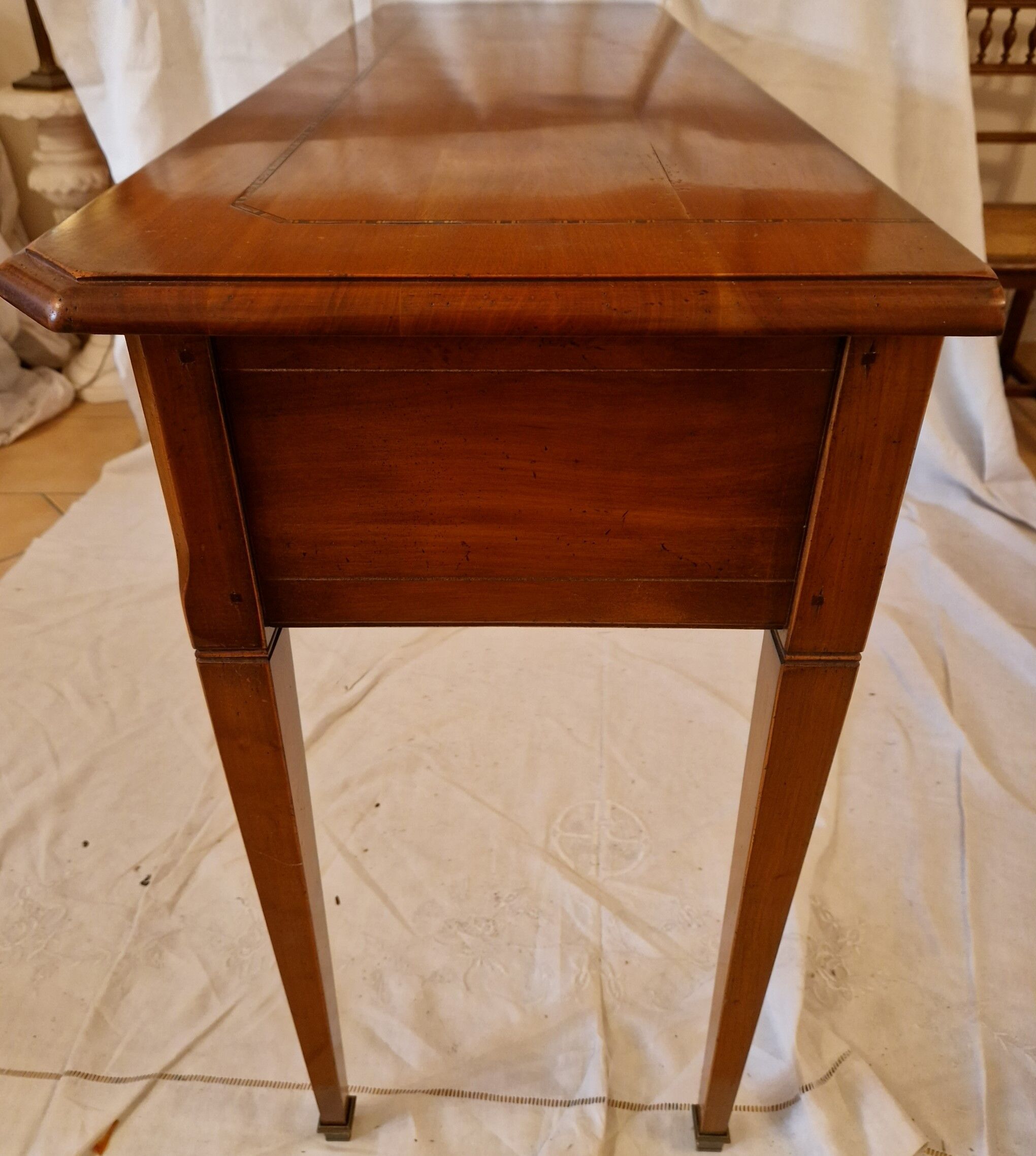 Vintage Art Deco console – wooden storage furniture – 1950s
