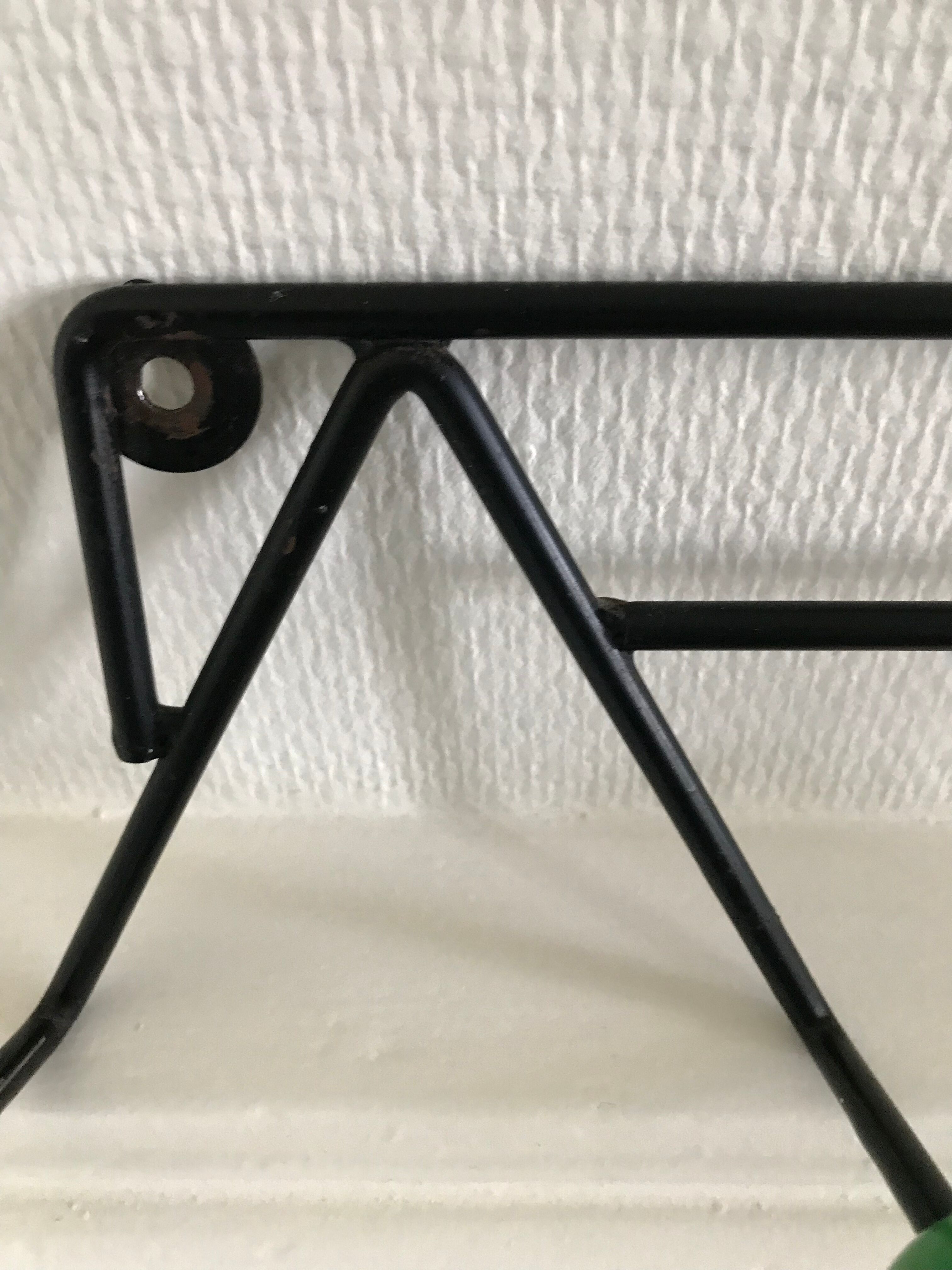 Wall coat rack, 60s