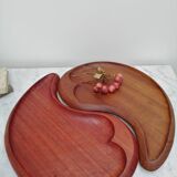 Tray Yon Yang in teak and padouk