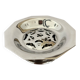 Vintage stainless steel butter dish