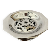 Vintage stainless steel butter dish