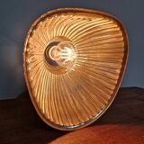 Brass and mercury glass wall light, 1930s