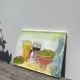 Still life painting on canvas